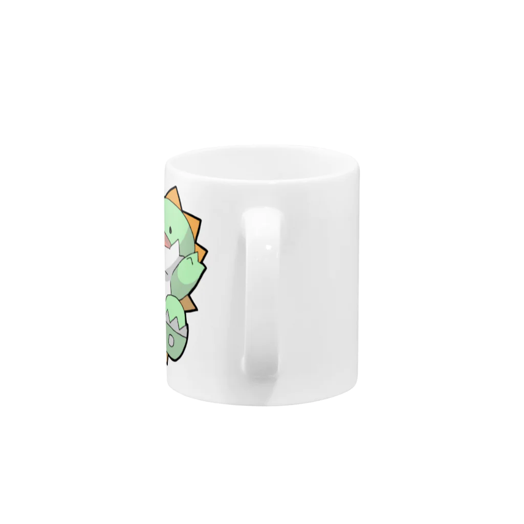 社畜ドラゴンのうれしいしゃちどら Mug :handle