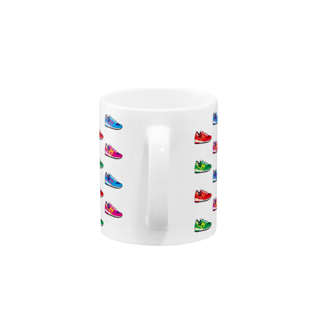 D-N-A Goods Shopのシューズ(colorful) Mug :handle