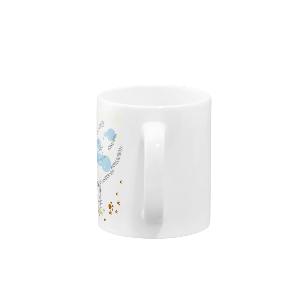 cocoyumi8のとばされた傘 Mug :handle