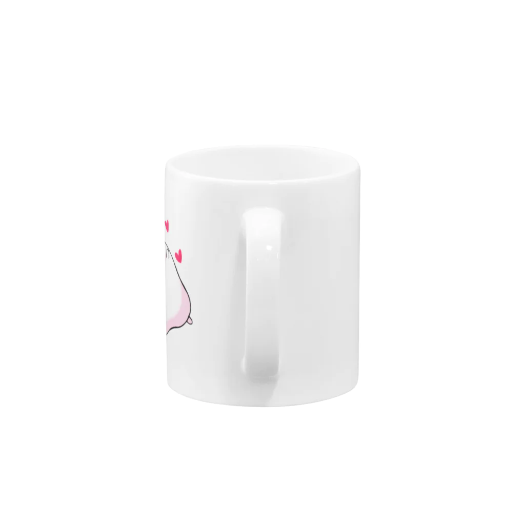 pocomaruのうさまる Mug :handle