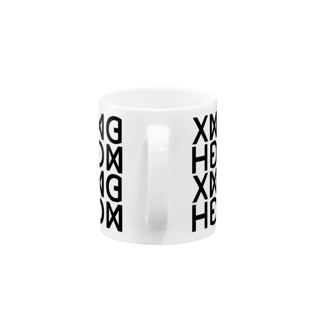 XENOGRAPHのLOGO MC 02 White Mug :handle