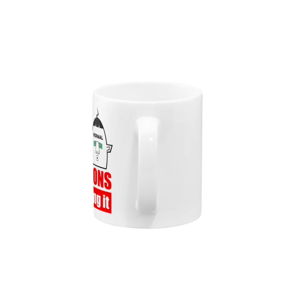 RABBI MANIのCOLORFUL EXPRESSIONS Mug :handle