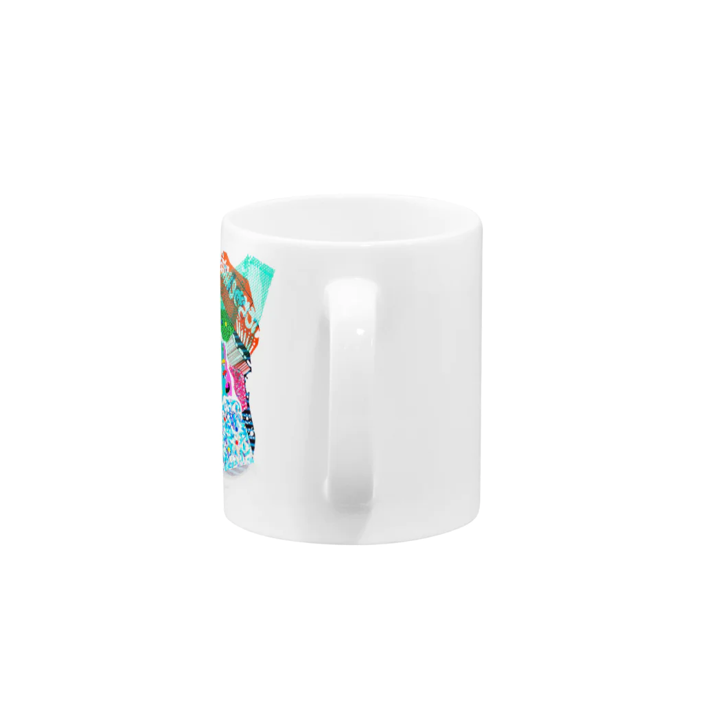 コンクリのフリルの春めき Mug :handle