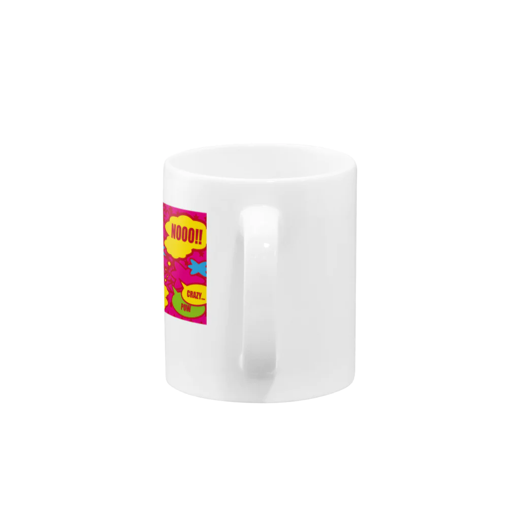 フォーヴァのコミックPINK Mug :handle