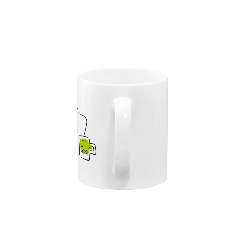 Lettle Happy Everydayのティーバッグ Mug :handle