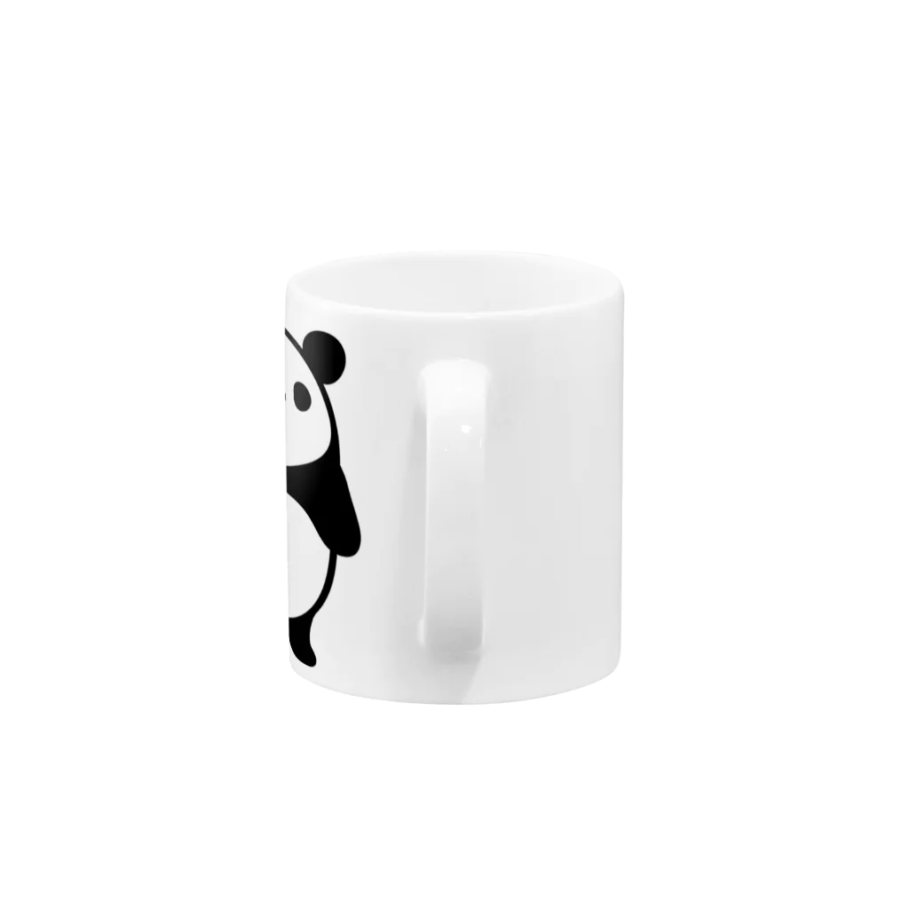 NOMAD-LAB The shopのおら～パンダだ～！ Mug :handle