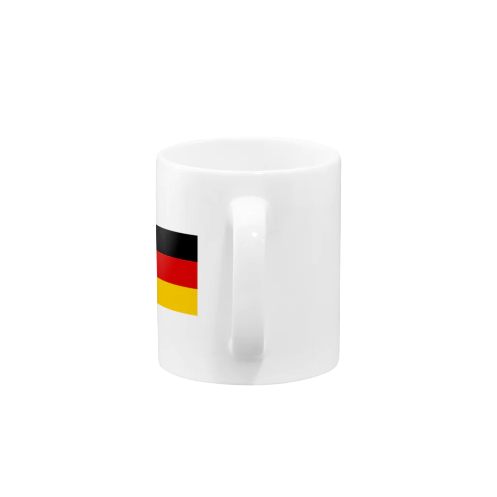 美々野くるみ@金の亡者のドイツ　国旗 Mug :handle
