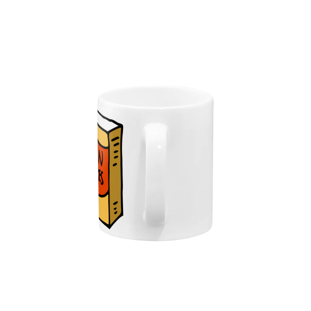 ぽっぷんすたんぷ -POP’N STAMP-のコーンフレーク Mug :handle