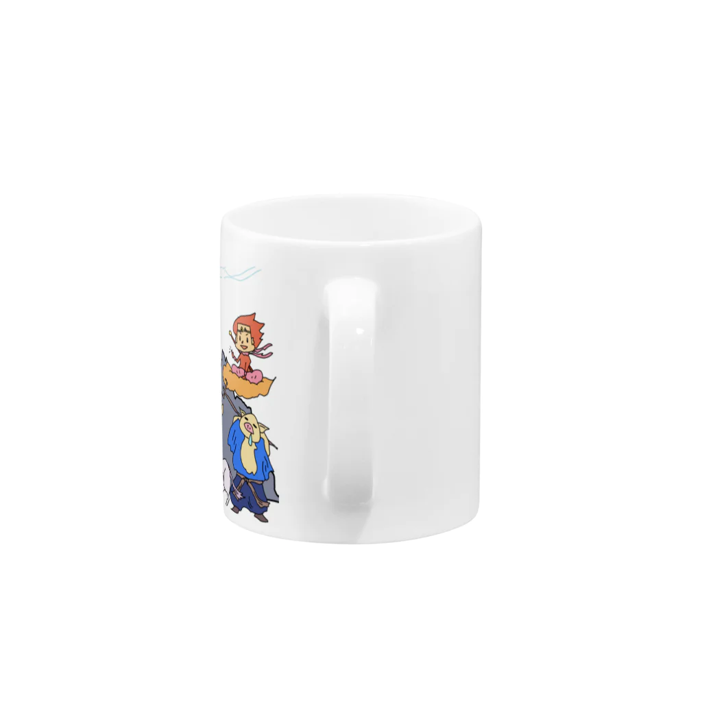 ブッディズムののんびり西遊記 Mug :handle