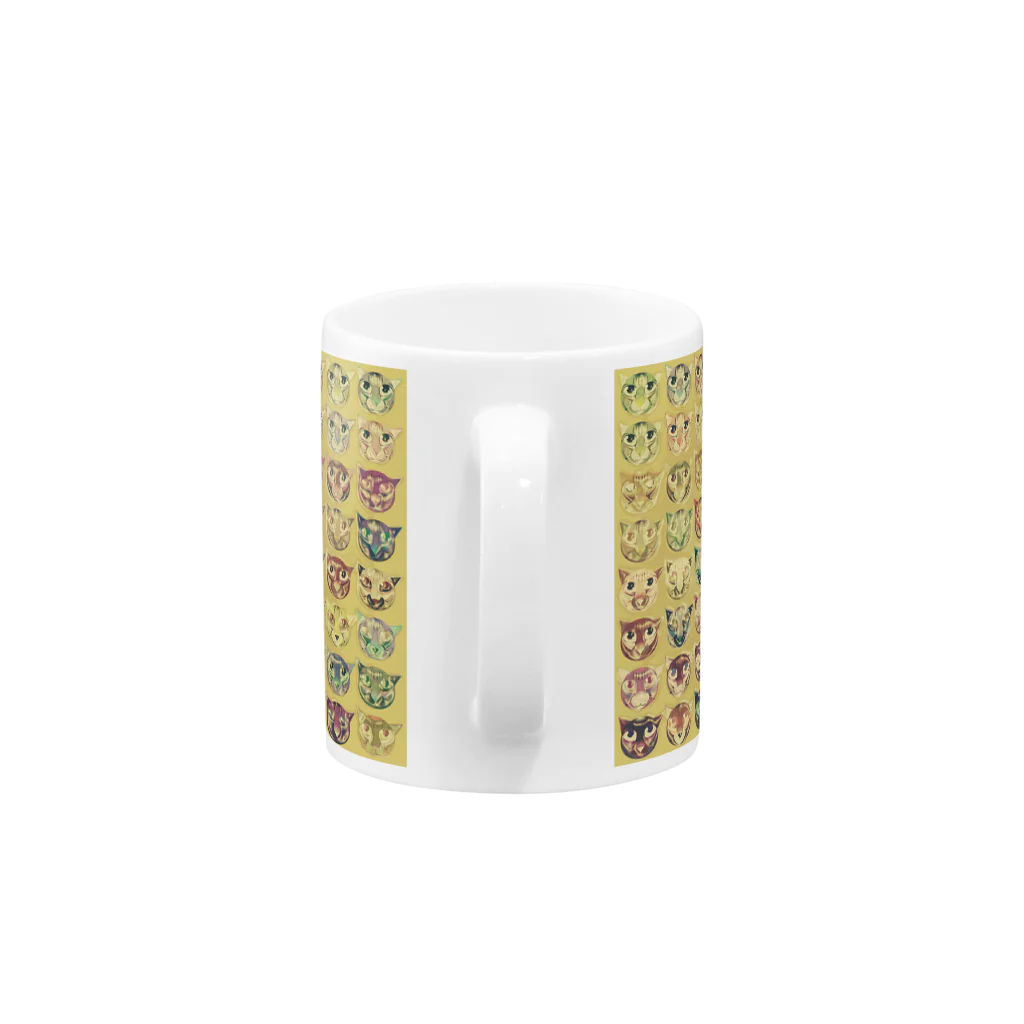 Yoshisyanの猫の仮面 Mug :handle