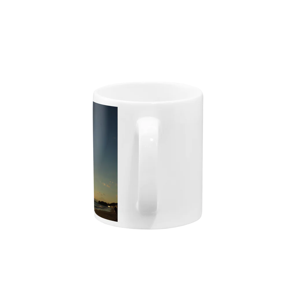 NAKAGAWA Tの江ノ島沖に沈む夕日 Mug :handle