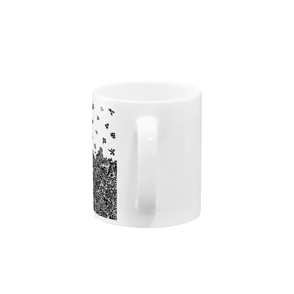 松本新菜の雪 Mug :handle