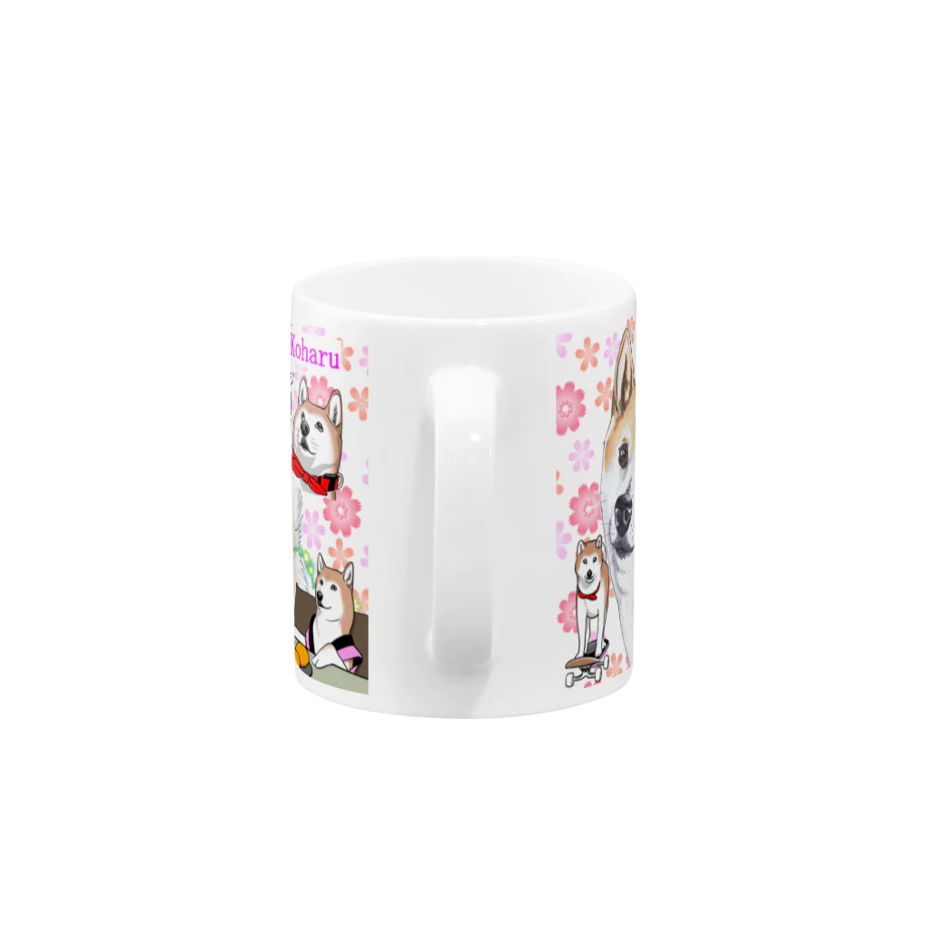 koha channelの柴犬小春マグカップ Mug :handle