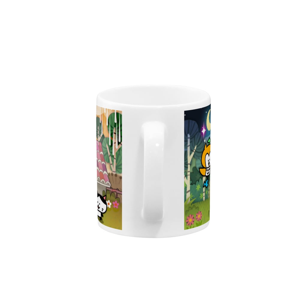 頭痛ーるズの【SALE】森の暮らし マグ Mug :handle
