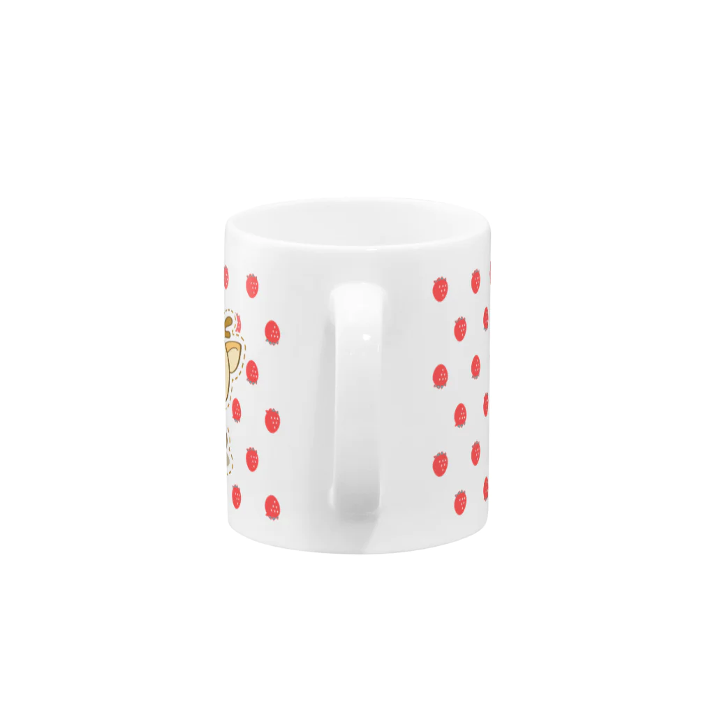 オノンのボク鹿＊strawberry Mug :handle