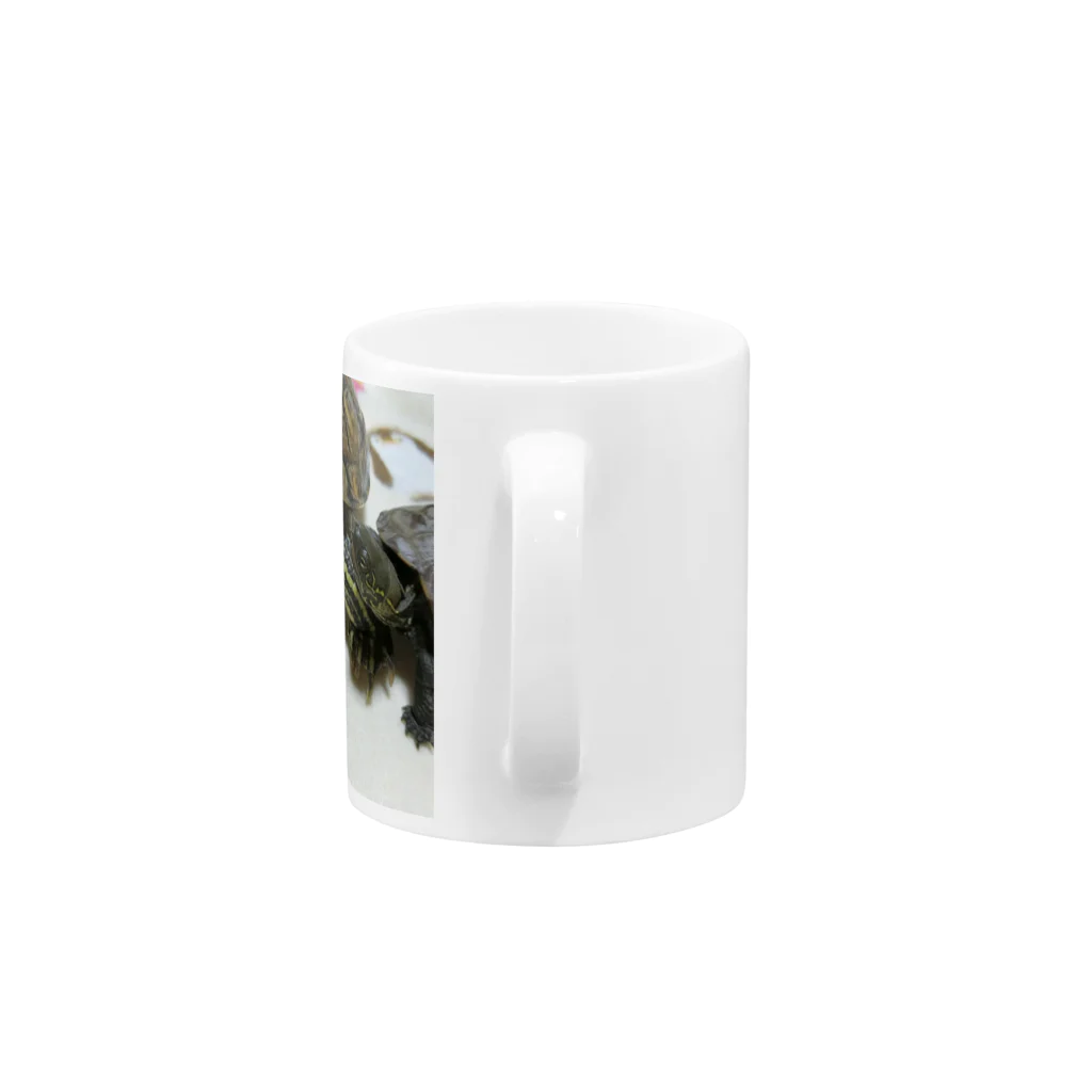 みどママの家族 Mug :handle