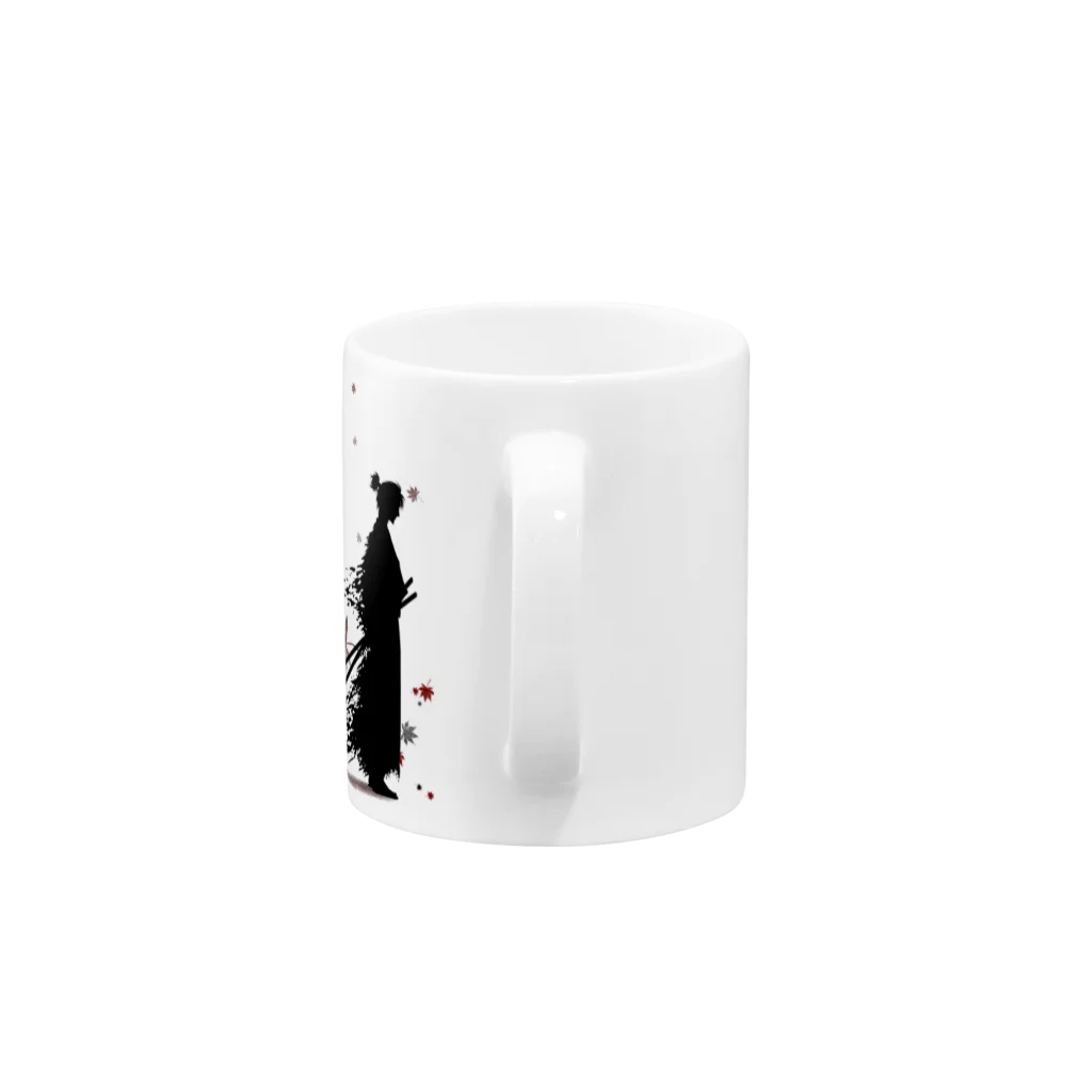 samurai7の侍と舞う紅葉 Mug :handle