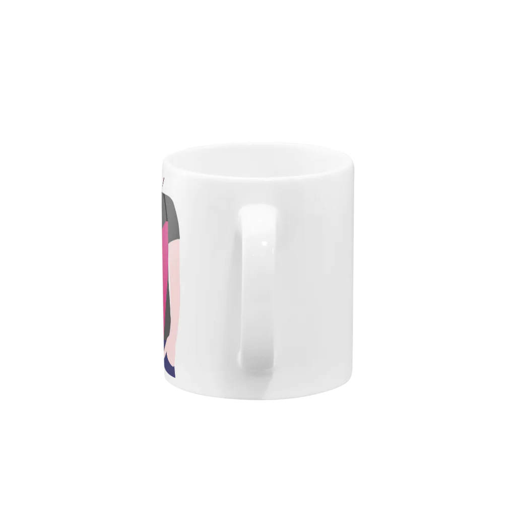 simplewaysのcat_in_apron_01 Mug :handle