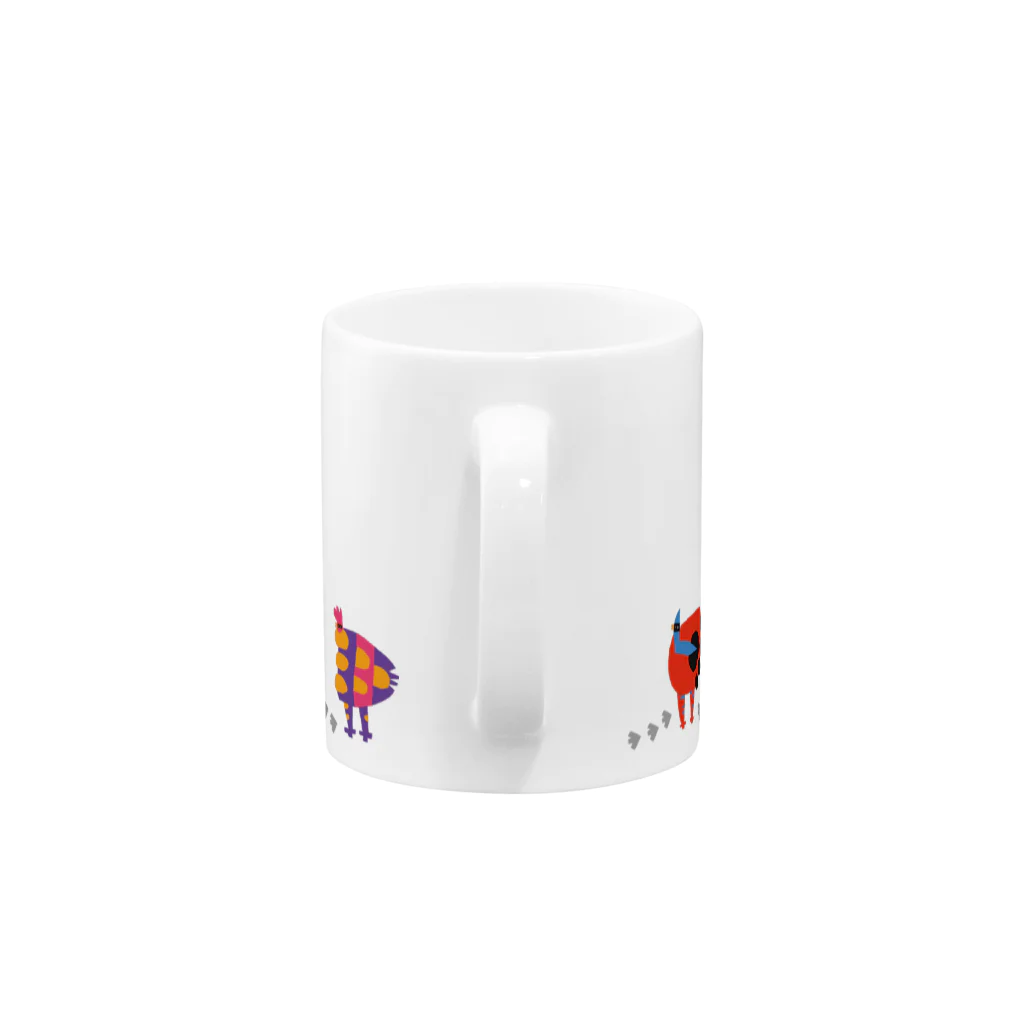 BIRD-KISSのNEW-BIRD-01 Mug :handle