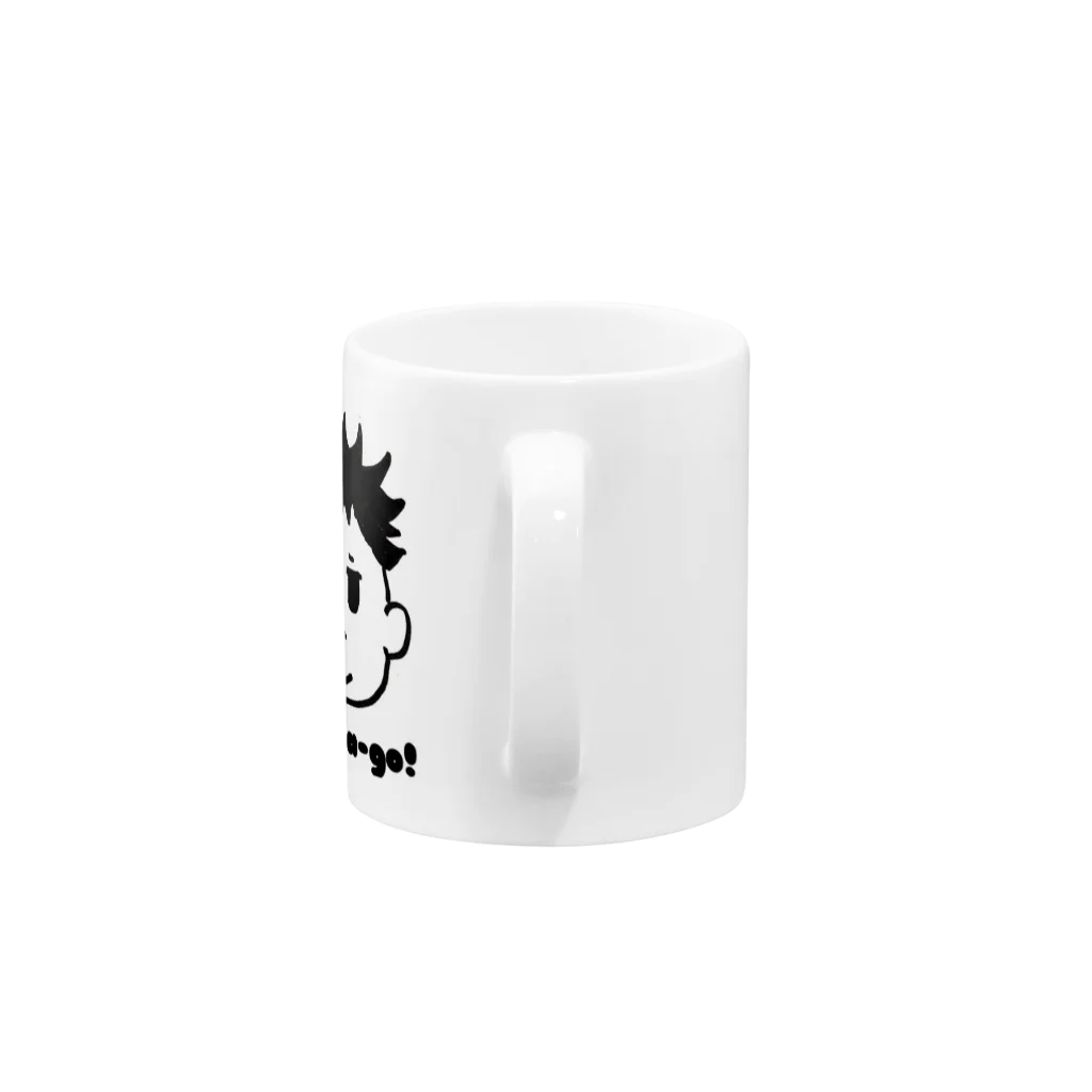 LLP-babyのNijyu-a -go!多毛boy Mug :handle