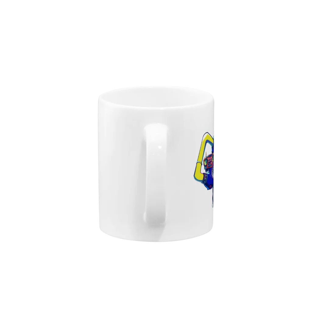 吉⃣村⃣のメカバイク Mug :handle