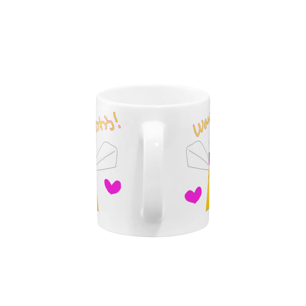 わわう 一なおろろろ wawau✨♫のわわうwawau(^^)No.1 Mug :handle