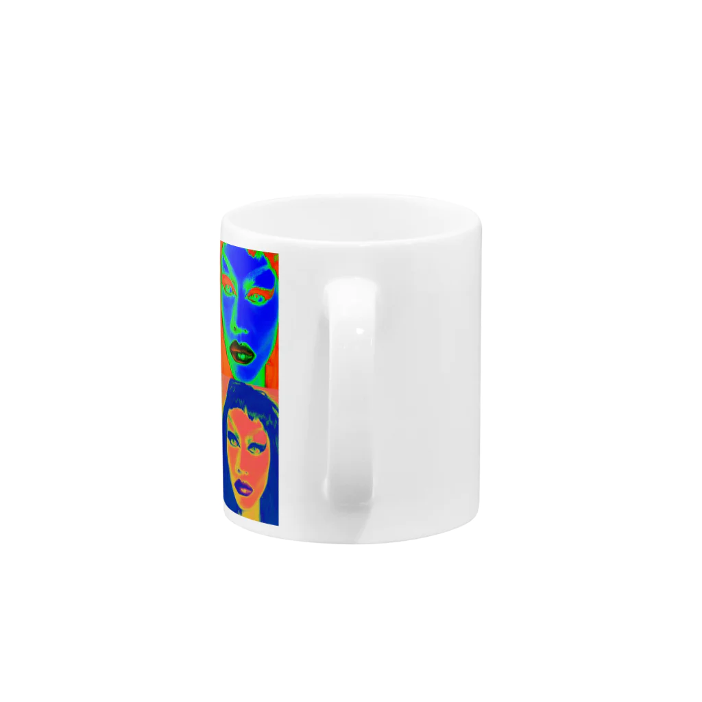 ばにたすの店のドラァグクイーンdragqueen Mug :handle