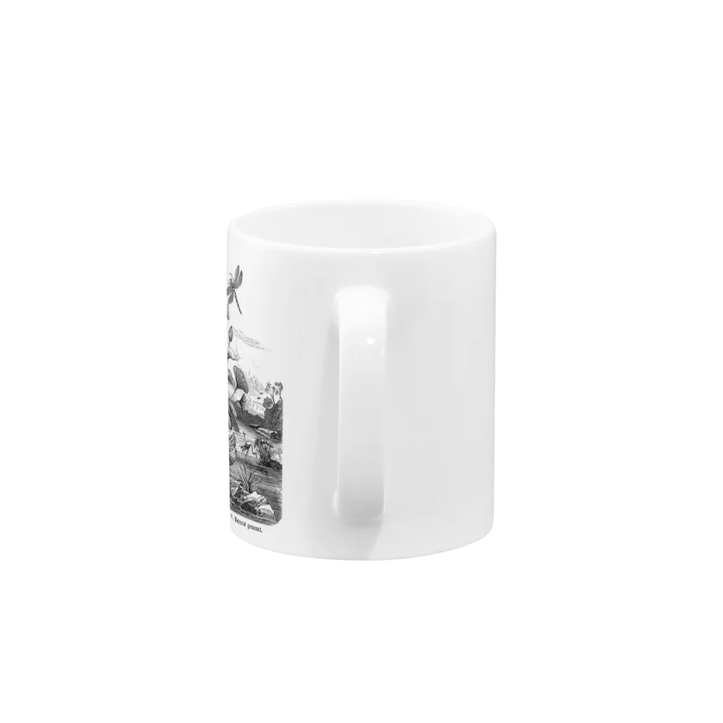 博物雑貨 金烏の蓮の花 - The British Library Mug :handle