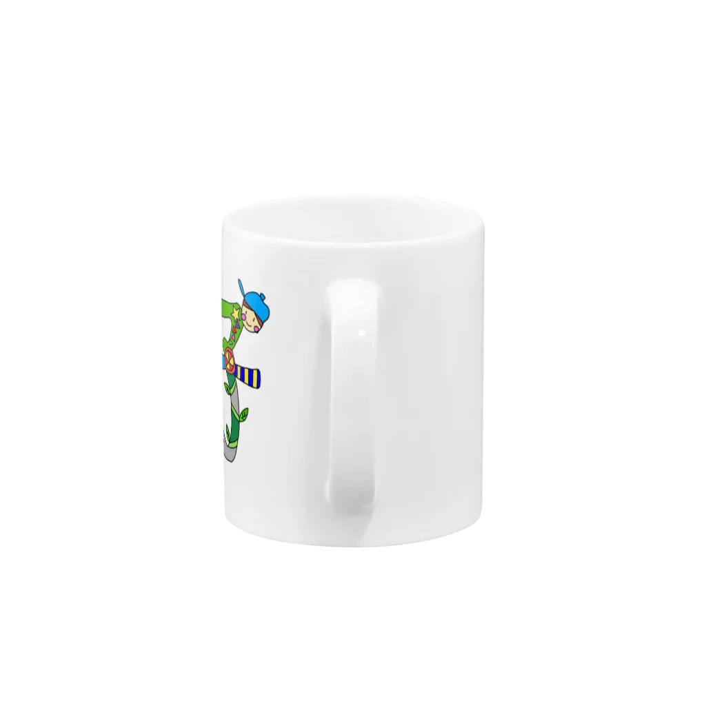 Dream★starのイラスト文字『好』 Mug :handle