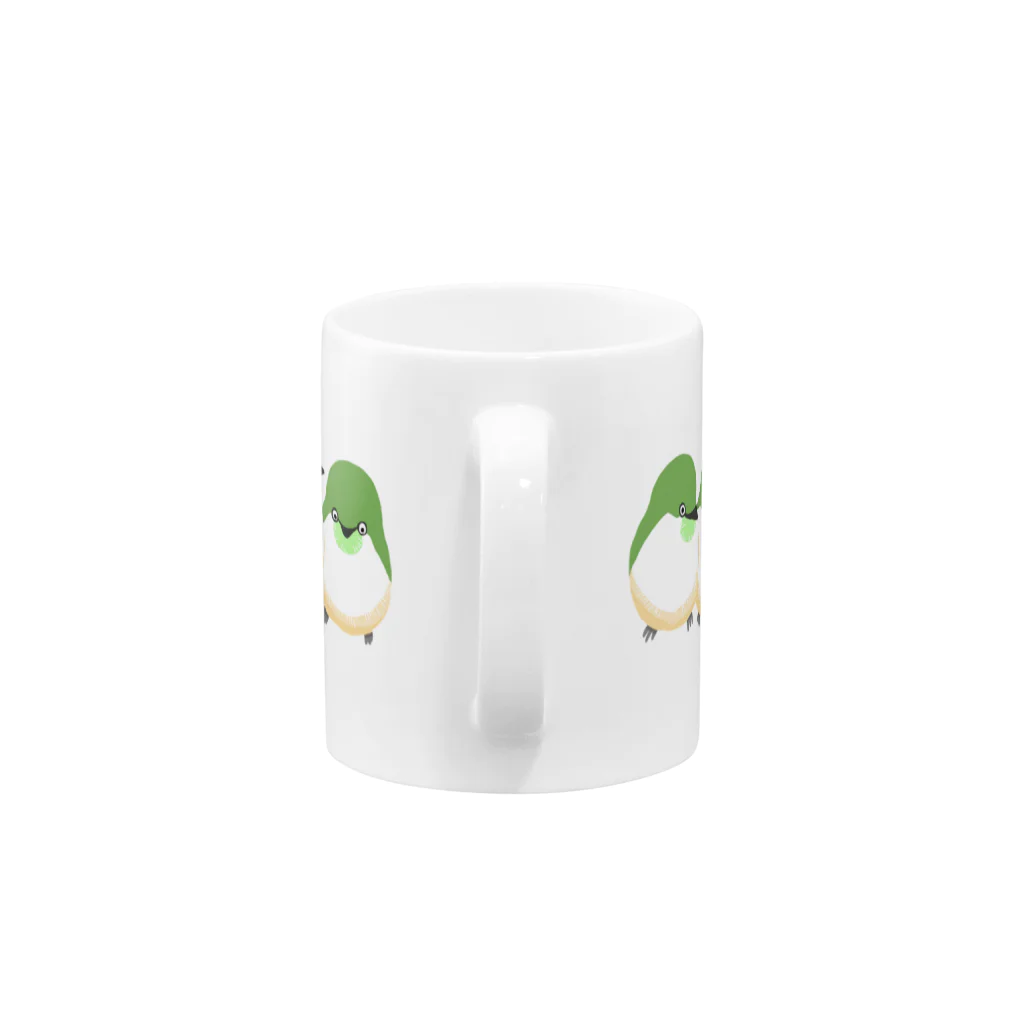 をかしのめじろ押し Mug :handle