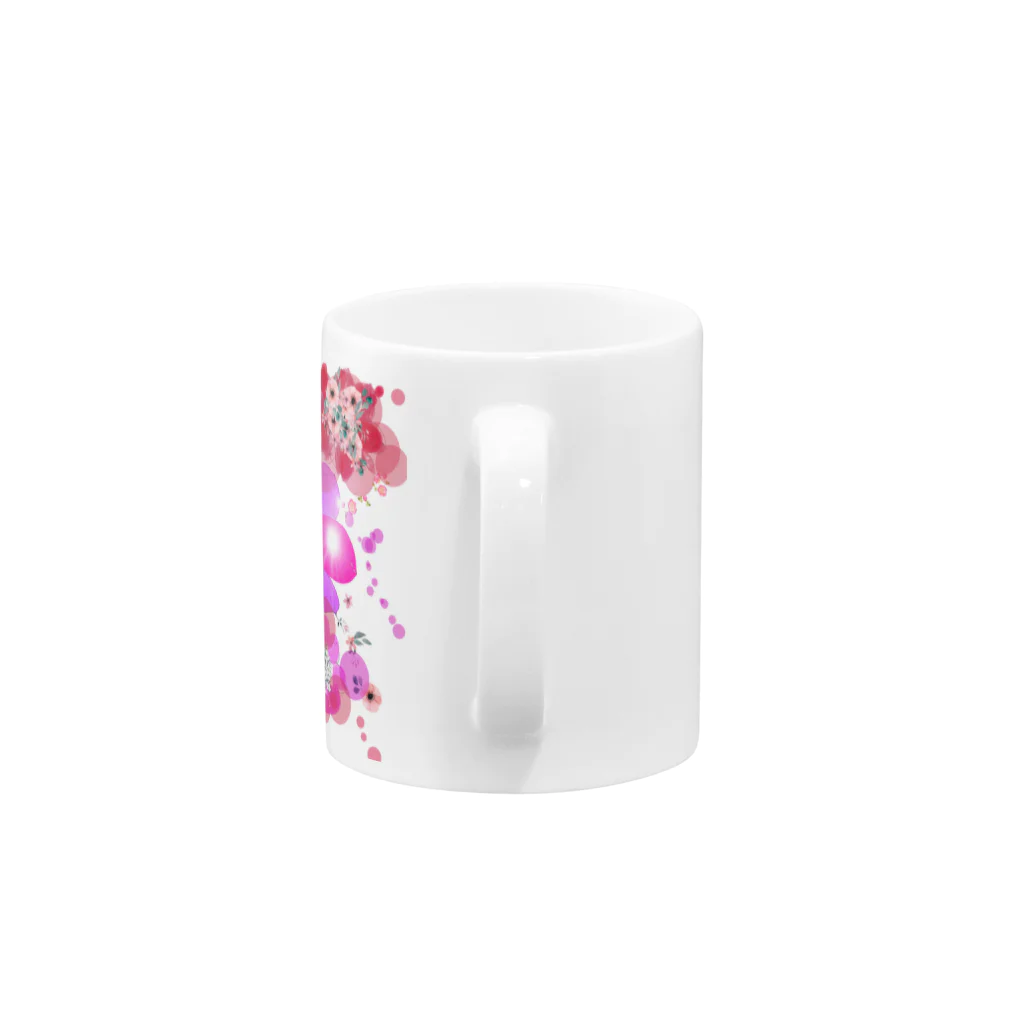 cocoyumi8のキラキラ花まつり Mug :handle