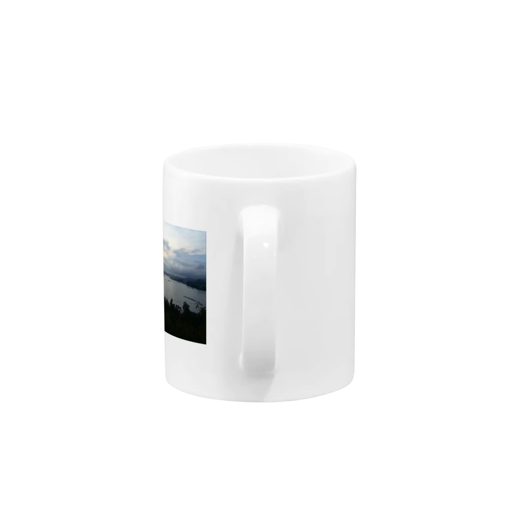 伊勢太郎の夕焼けの景観 Mug :handle