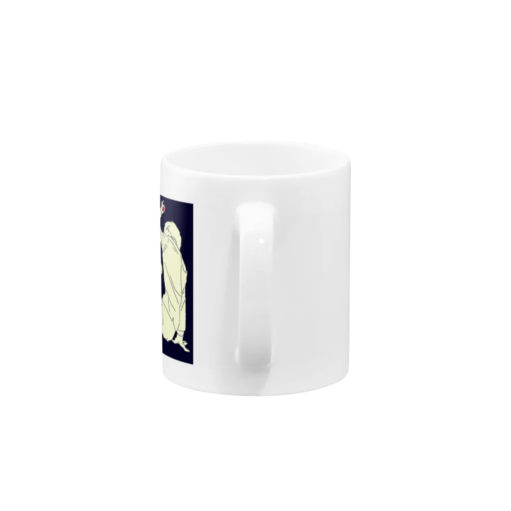 コロ助の暇を持て余したカニガニの遊び Mug :handle