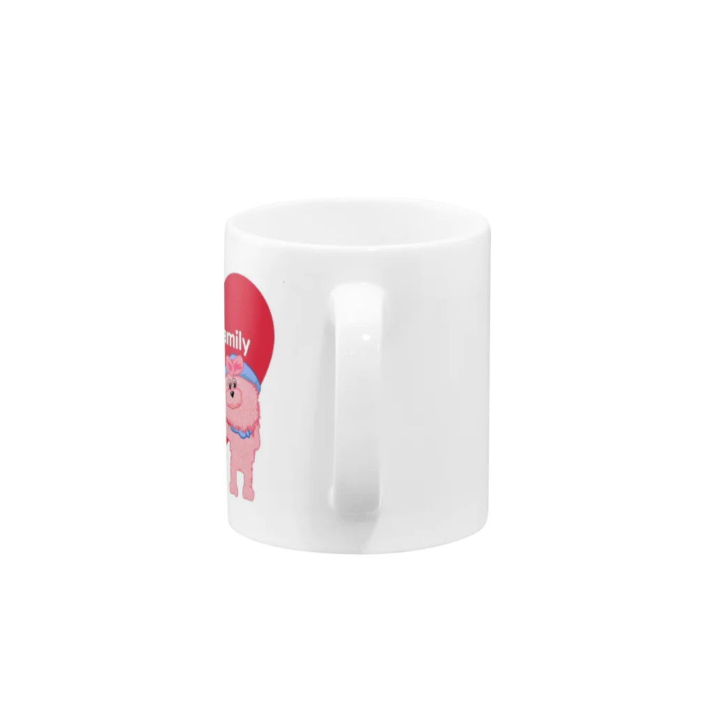 KEMUKOのケム子マグカップ Mug :handle