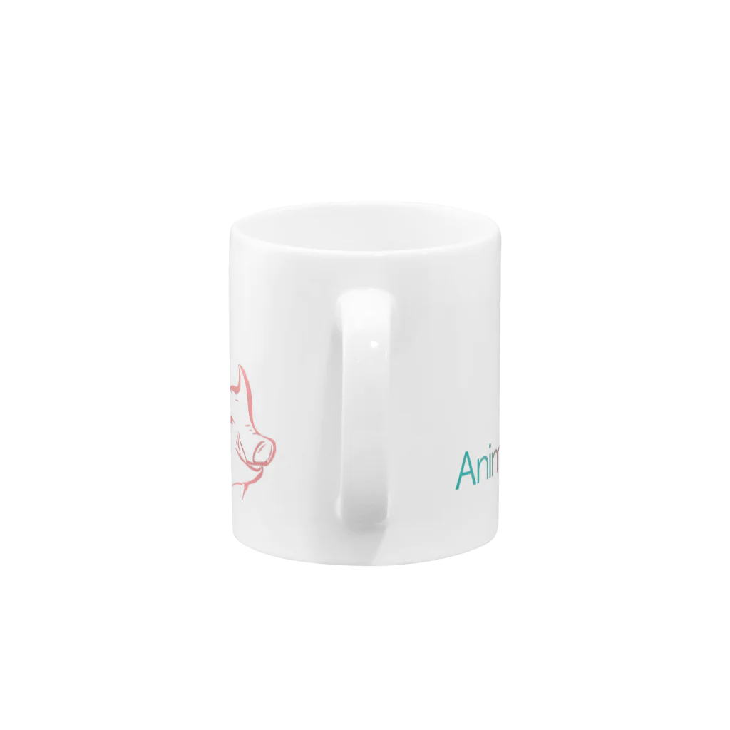 Animal c@sters バンドオリジナルグッズのanicas4 T-2 Mug :handle