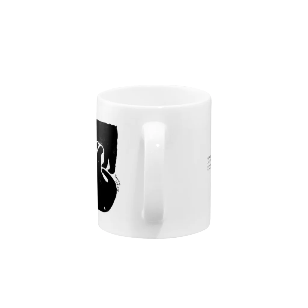 グラフィックアニマルズのrena model Mug :handle