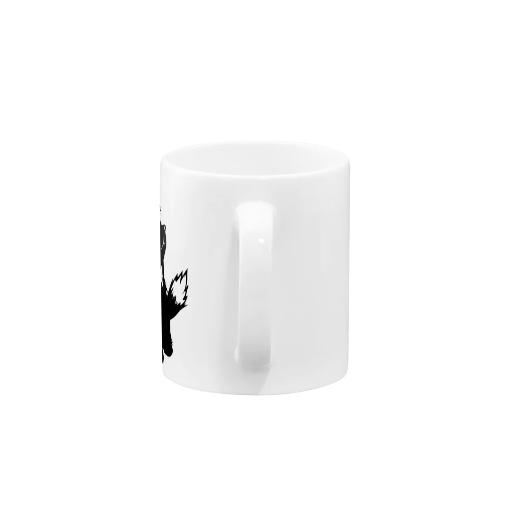 nowhitonの【nina&bart】素バート Mug :handle