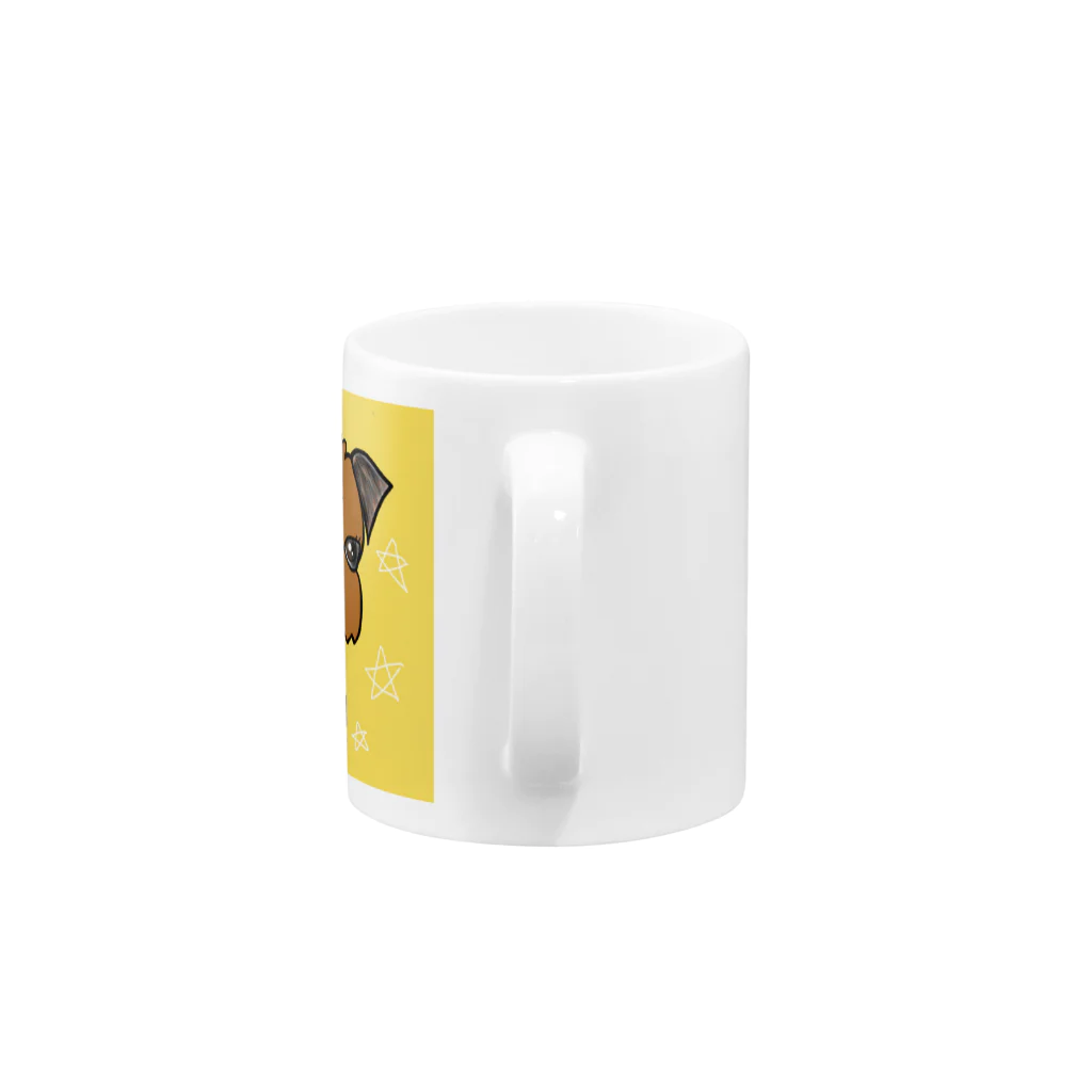 *raneno*sの濃goods(ﾌﾞﾘｭｯｾﾙｸﾞﾘﾌｫﾝ) Mug :handle