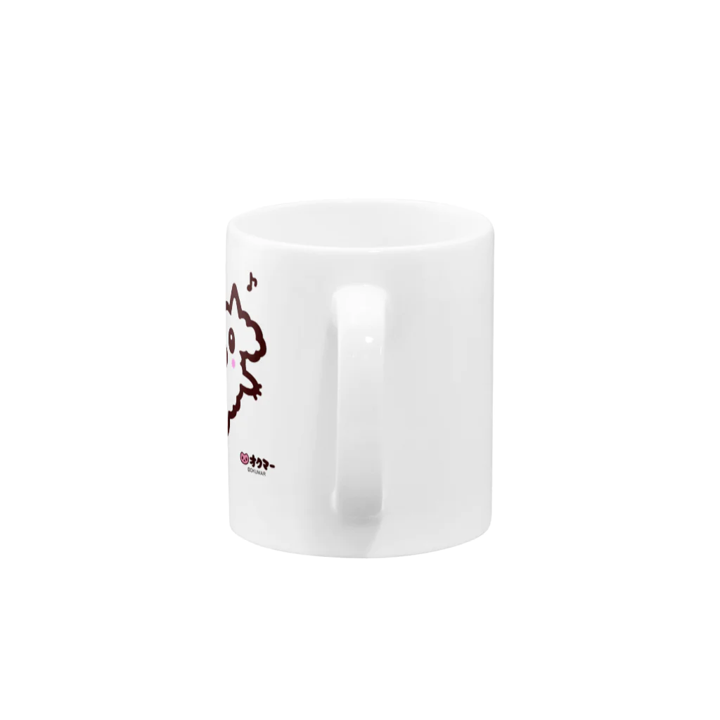 オクマーSUZURIショップのワニャン Mug :handle