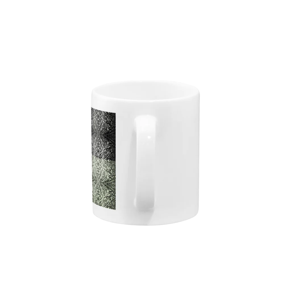 88のcheck Mug :handle