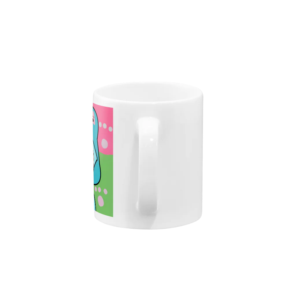 SNEAKER GIRLのCat girl Mug :handle