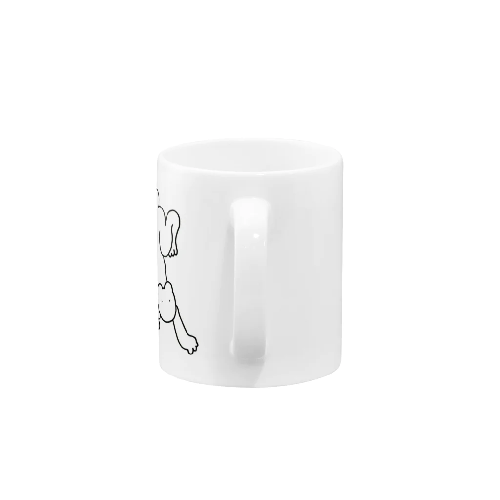じかんをまもろうのネコ科 Mug :handle