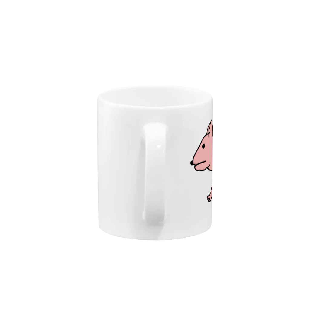 ぷりぷりひっぷ しょっぷの皮膚病モデルラット Mug :handle