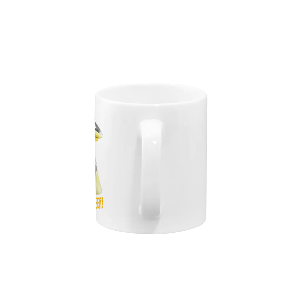 LONESOME TYPE ススのビール泥棒👽🍻👽（飲酒運転ダメ。ゼッタイ。） Mug :handle
