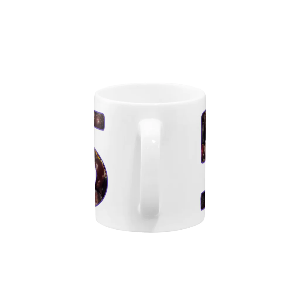 ユウィズの巨峰×5 Mug :handle