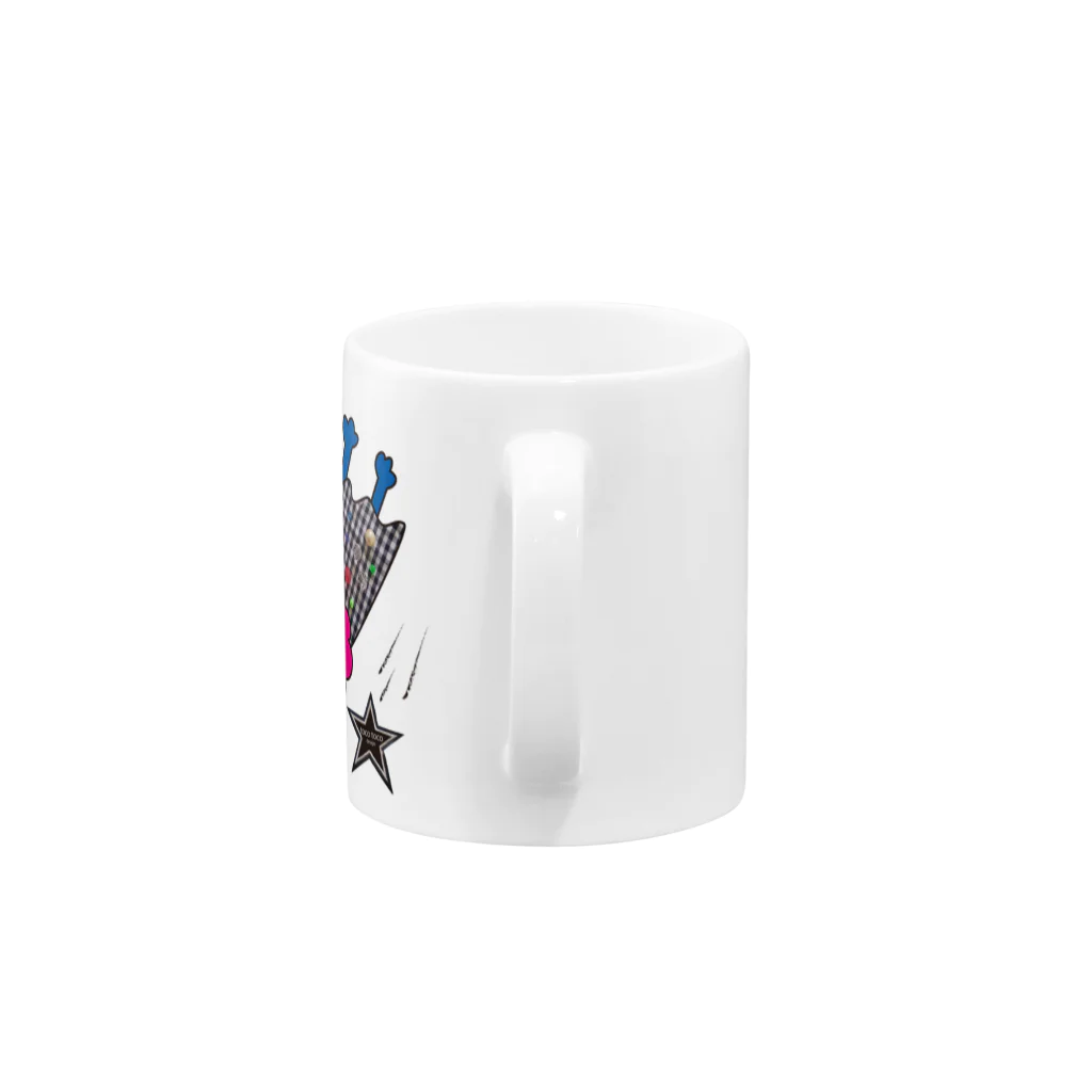 toco-tocoのキャットマン Mug :handle