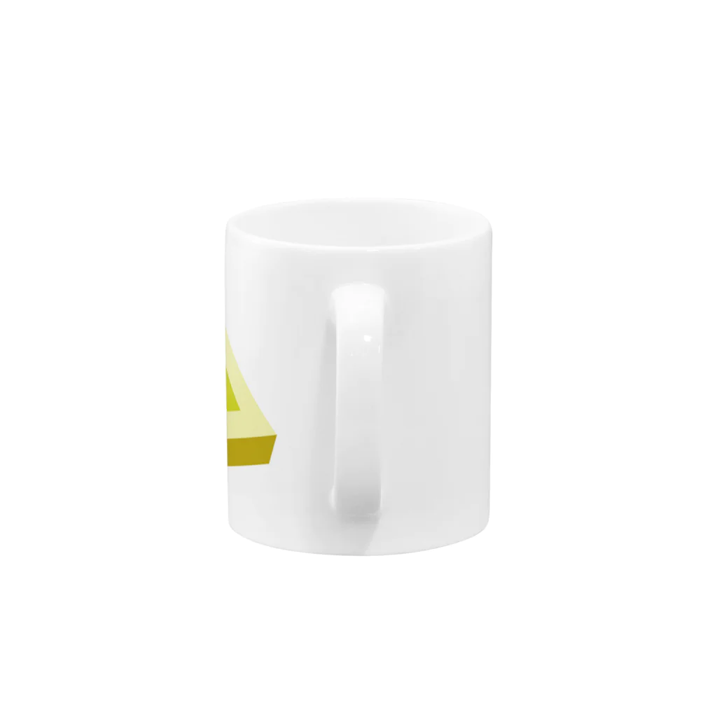 ヲトトイグラフィックスのimpossible object (WARM) Mug :handle