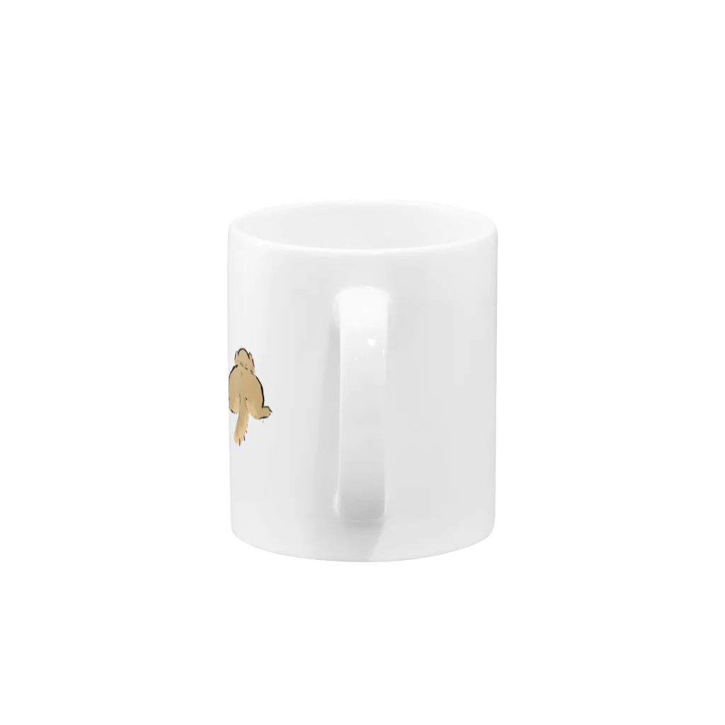 amberの犬のおちり Mug :handle