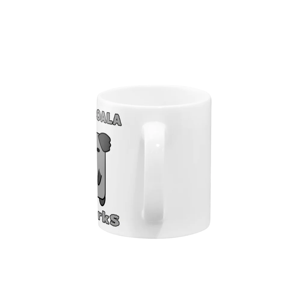 Ａ’ｚｗｏｒｋＳのハココアラ（灰） Mug :handle