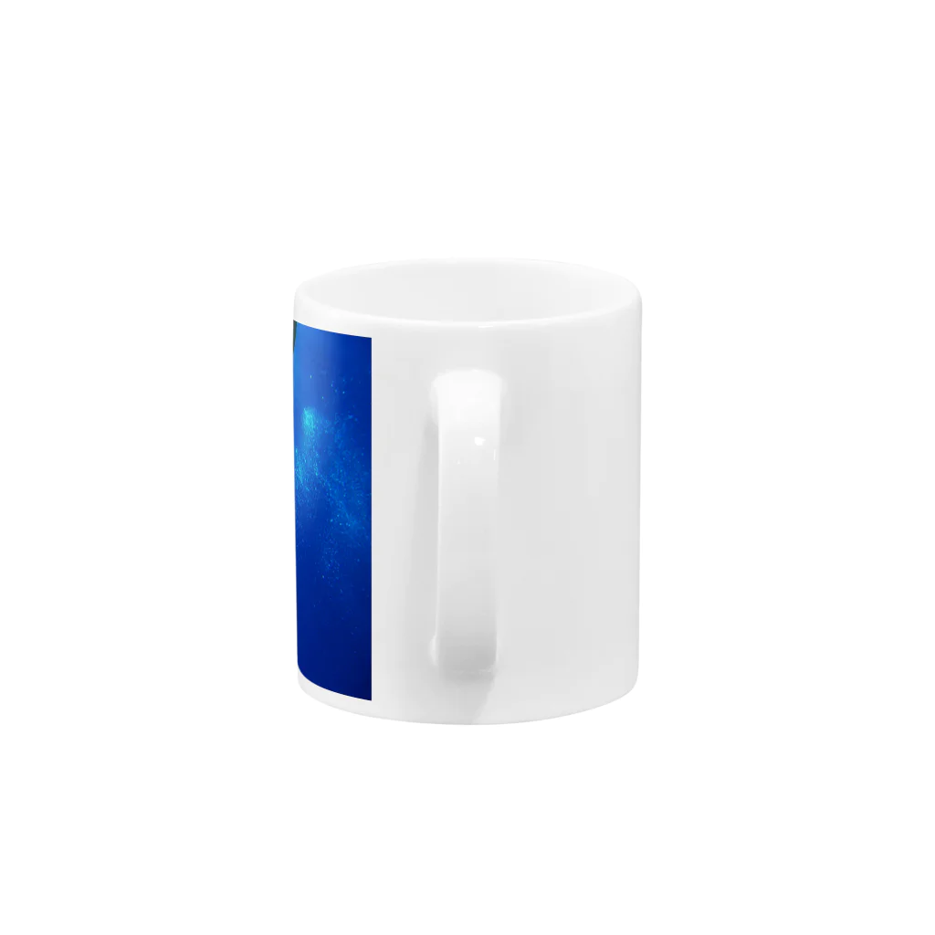 あおい’ｓ libraryのうみ（ウミガメ） Mug :handle